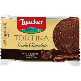 【8袋】ロアカー　トルティーナ　トリプルチョコレート 1P　21g【メール便配送(ポスト投函)、代引不可】