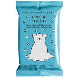 【6袋】ミラーズ　マイフェイバリットベアー　スノーベアー 25g(2枚入り)【メール便配送(ポスト投函)、代引不可】
