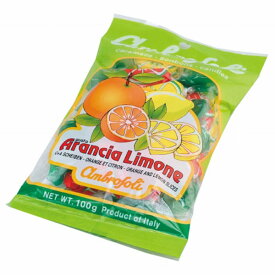 【3袋】アンブロッソリー　オレンジ・レモン袋入(キャンディ)　80g【メール便配送(ポスト投函)、代引不可】
