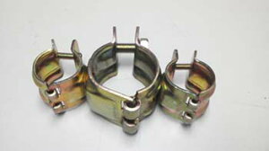 【ガードフェンス縦クランプ】【32mm×48mm×32mm】3連自在小径ミニパイプクランプ