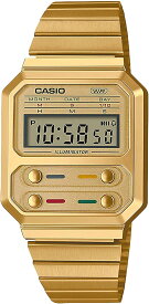 カシオ 腕時計 メンズ ゴールド A100WEG-9A CASIO