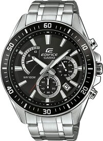 腕時計 ビジネス 防水 クロノグラフ CASIO カシオ EFR-552D-1A3メンズ アナログ シルバー ブラック エディフィス EDIFICE プレゼント 贈り物 誕生日 並行輸入品