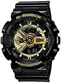 腕時計 高級感 上品 スポーティー 防水CASIO カシオ GA-110GB-1Aメンズ ゴールド ブラック アナデジ クオーツ G-SHOCK Gショック プレゼント 贈り物 誕生日 並行輸入品