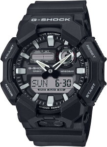 カシオ 腕時計 メンズ G-SHOCK ブラック GA-010-1A CASIO