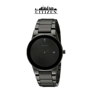 �r���v �\�[���[ �V���v�� �h�� Citizen �V�`�Y�� AU1065-58E Axiom Eco Drive Black Dial Black Ion-plated �����Y �J�W���A�� �r�W�l�X �v���[���g �V���� ���s�A���i