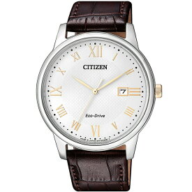 シチズン 腕時計 メンズ ブラウン ホワイト CITIZEN Eco-Drive エコドライブ ソーラー BM6974-19A