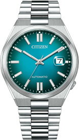 シチズン 腕時計 TSUYOSA Collection NJ0151-88X シルバー ダークグリーン メンズ CITIZEN