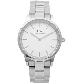 ダニエルウェリントン 腕時計 レディース シルバー ホワイト クオーツ 32mm Iconic Link Daniel Wellington DW00100205 並行輸入品