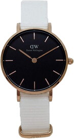 ダニエルウェリントン 腕時計 ブラック ホワイト ユニセックス DW00100314 Daniel Wellington PETITE DOVER