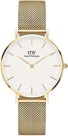 ダニエルウェリントン 腕時計 メンズ ホワイト ゴールド Daniel Wellington Petite Evergold YG DW00100346 並行輸入品