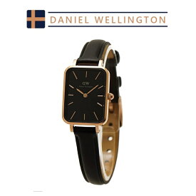 ダニエルウェリントン 腕時計 レディース ブラック ゴールド Daniel Wellington Quadro Pressed Sheffield クアドロ シェフィールド DW00100435 並行輸入品