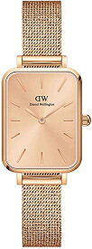 ダニエルウェリントン 腕時計 レディース ゴールド ホワイト Daniel Wellington Quadro 20×26mm Pressed Sterling White DW00100484