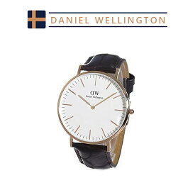 ダニエルウェリントン 腕時計 メンズ ダークブラウン ローズゴールド Daniel Wellington DW00600011 並行輸入品