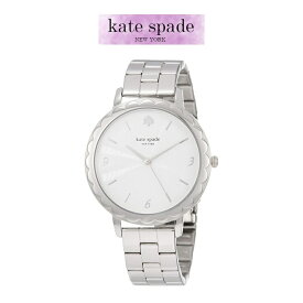 腕時計 レディース シルバー ホワイト ケイトスペード Metro クオーツ Kate Spade KSW1493 並行輸入品
