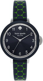 ケイトスペード 腕時計 PARK ROW DSW1796 シリコン ブラック グリーン レディース kate spade