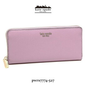 財布 シンプル ブランドロゴ 上品kate spade ケイトスペード PWRU7774-527 長財布 レディース ラウンドファスナー ORCHID ピンク 並行輸入品