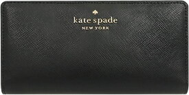 ケイトスペード 財布 レディース ブラック シンプル 二つ折り Kate Spade WLR00145-001 並行輸入品