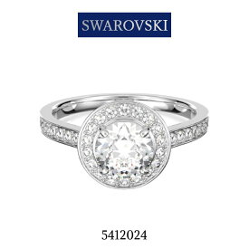 スワロフスキー 指輪 レディース シルバー シンプル SWAROVSKI 9-10号 5412024 並行輸入品