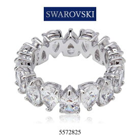 スワロフスキー 指輪 レディース シルバー シンプル 10号 5572825 並行輸入品