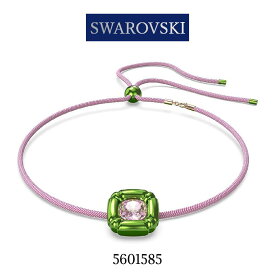 スワロフスキー ネックレス レディース ピンク グリーン SWAROVSKI 5601585 並行輸入品