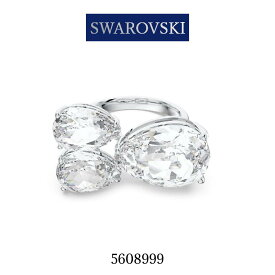 スワロフスキー 指輪 レディース シルバー シンプル SWAROVSKI 16-17号 5608999 並行輸入品