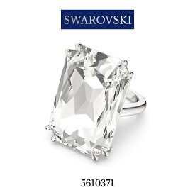 スワロフスキー 指輪 レディース シルバー シンプル SWAROVSKI 9-10号 5610371 並行輸入品