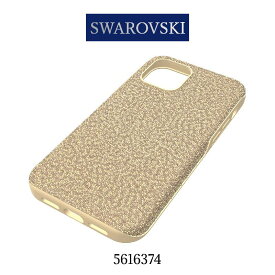 スワロフスキー スマートフォンケース レディース ゴールド シンプル Swarovski High Smartphone Case iPhone? 12/12 Pro 5616374 並行輸入品