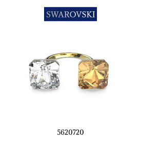 スワロフスキー 指輪 レディース ゴールド シルバー SWAROVSKI 11-12号 5620720 並行輸入品