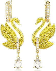 ピアス レディース シルバー クリア スワロフスキー Iconic Swan Earrings ブルーグラデーション スワン SWAROVSKI 5647543