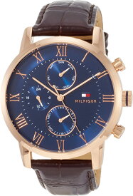 トミーヒルフィガー 腕時計 メンズ ブルー ブラウン TOMMY HILFIGER BANK クオーツ 1791399 並行輸入品 ブランド
