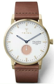 トリワ 腕時計 メンズ レディース FALKEN ホワイト ブラウン FST113-CL010213 TRIWA