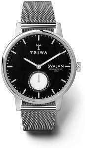 �r���v ���b�V�� �X���[���Z�R���hTRIWA �g���� SVST103-MS121212 ���f�B�[�X �N�I�[�c �h�� �X�e�����X�x���g EBONY SVALAN SUPER SLIM �u���b�N �V���o�[ 34mm �V���v�� �r�W�l�X �X�[�c ���i�g�� ���^ �y