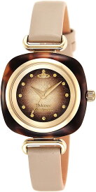 ヴィヴィアンウエストウッド 腕時計 レディース ブラウン ゴールド レザー Vivienne Westwood VV141BG 並行輸入品