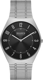 スカーゲン 腕時計 メンズ グレーネン ウルトラスリム ミッドナイト シルバー SKW6828 SKAGEN