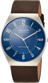 スカーゲン 腕時計 メンズ GRENEN SOLAR ネイビー ブラウン SKW6838 SKAGEN