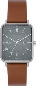 スカーゲン 腕時計 レディース グレー ブラウン Ryle Solar Powered クオーツ SKAGEN SKW6847