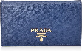 プラダ 二つ折り財布 メンズ レディース ブルー 1MV020-QWA-F0016 PRADA