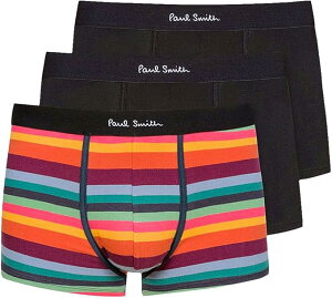 �|�[���X�~�X �{�N�T�[�p���c �����Y 3���g L�T�C�Y �u���b�N+�}���`�J���[ M1A-914C-A3PCKD-79A-L Paul Smith