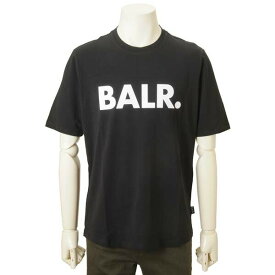 ボーラー Tシャツ メンズ ホワイト ブラック 半袖 ロゴ XSサイズ BALR B10001-BK-XS