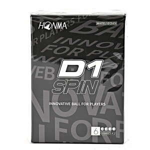 �z���} �S���t�{�[�� �z���C�g 3����x2 D1SPIN-WH-3x2 HONMA