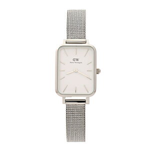 �_�j�G���E�F�����g�� �r���v ���f�B�[�X �V���o�[ �z���C�g Daniel Wellington Quadro 20×26mm Pressed Sterling White DW00100438 ���s�A���i