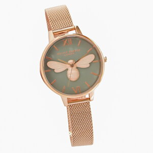 �I���r�A�o�[�g�� �r���v ���f�B�[�X �S�[���h �O���[ Olivia Burton OB16FB10