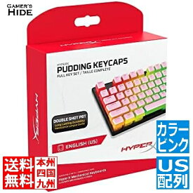 HyperX PBTプディングキートップ US Layoutフル108キーセット ピンク 2年保証 644H7AA#ABA 644H7AA#ABA eスポーツ ゲーマーズハイド