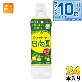 伊藤園 ニッポンエール 宮崎産日向夏 500g ペットボトル 24本入 果汁飲料