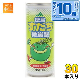 JA全農とくしま 徳島すだち 微炭酸 250ml 缶 30本入