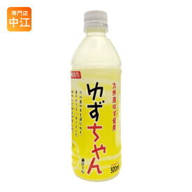 友桝飲料 ゆずちゃん 500ml ペットボトル 48本 (24本入×2 まとめ買い) 〔果汁飲料〕