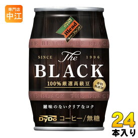 ダイドーブレンド ザ・ブラック 185g 缶 24本入 〔コーヒー〕