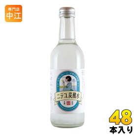 あきた美郷づくり ニテコ炭酸水 300ml 瓶 48本 (24本入×2 まとめ買い)