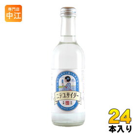 あきた美郷づくり ニテコサイダー 300ml 瓶 24本入 〔炭酸飲料〕