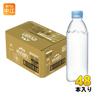 GrA xX 500ml ybg{g 48{ (24{×2 ܂Ƃߔ) i` ~lEH[^[ d tXY evian ɓ KAi